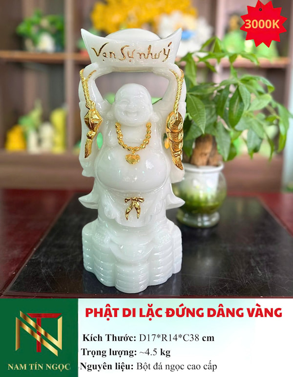 TƯỢNG PHẬT DI LẶC DÂNG VÀNG